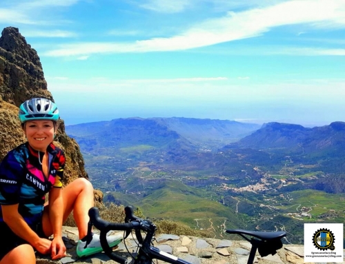 Gran Canaria Cycling climb view summit