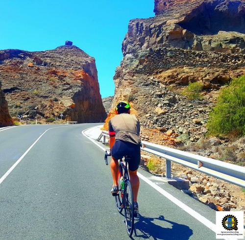 Gran Canaria Cycling rider