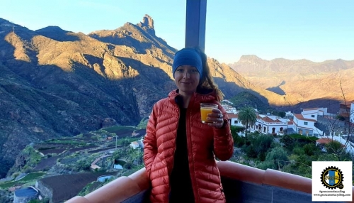 Gran canaria Cycling stop cafe