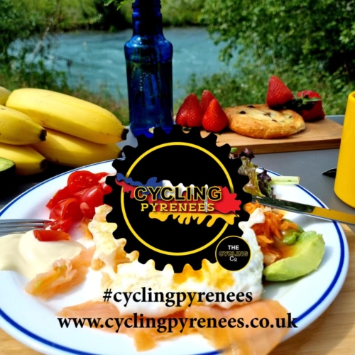 cycling france pyrenees breakfast view (1)